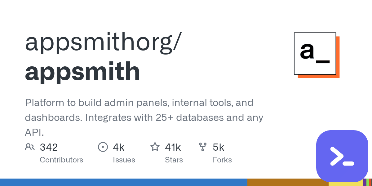Appsmith 低代码应用开发平台