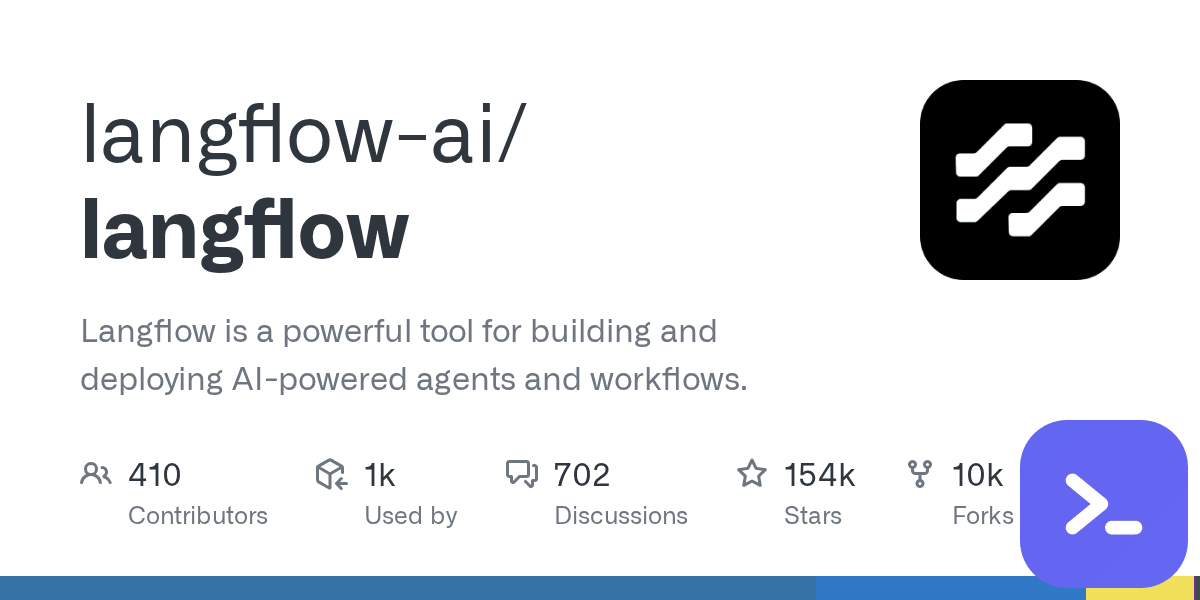 Langflow 可视化 AI 智能体