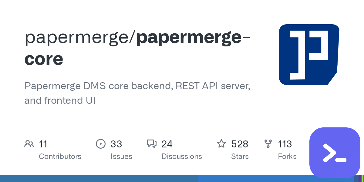 Papermerge 开源文档管理系统