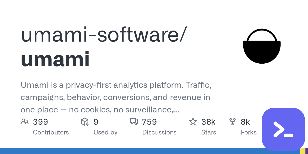 Umami 隐私优先网站统计